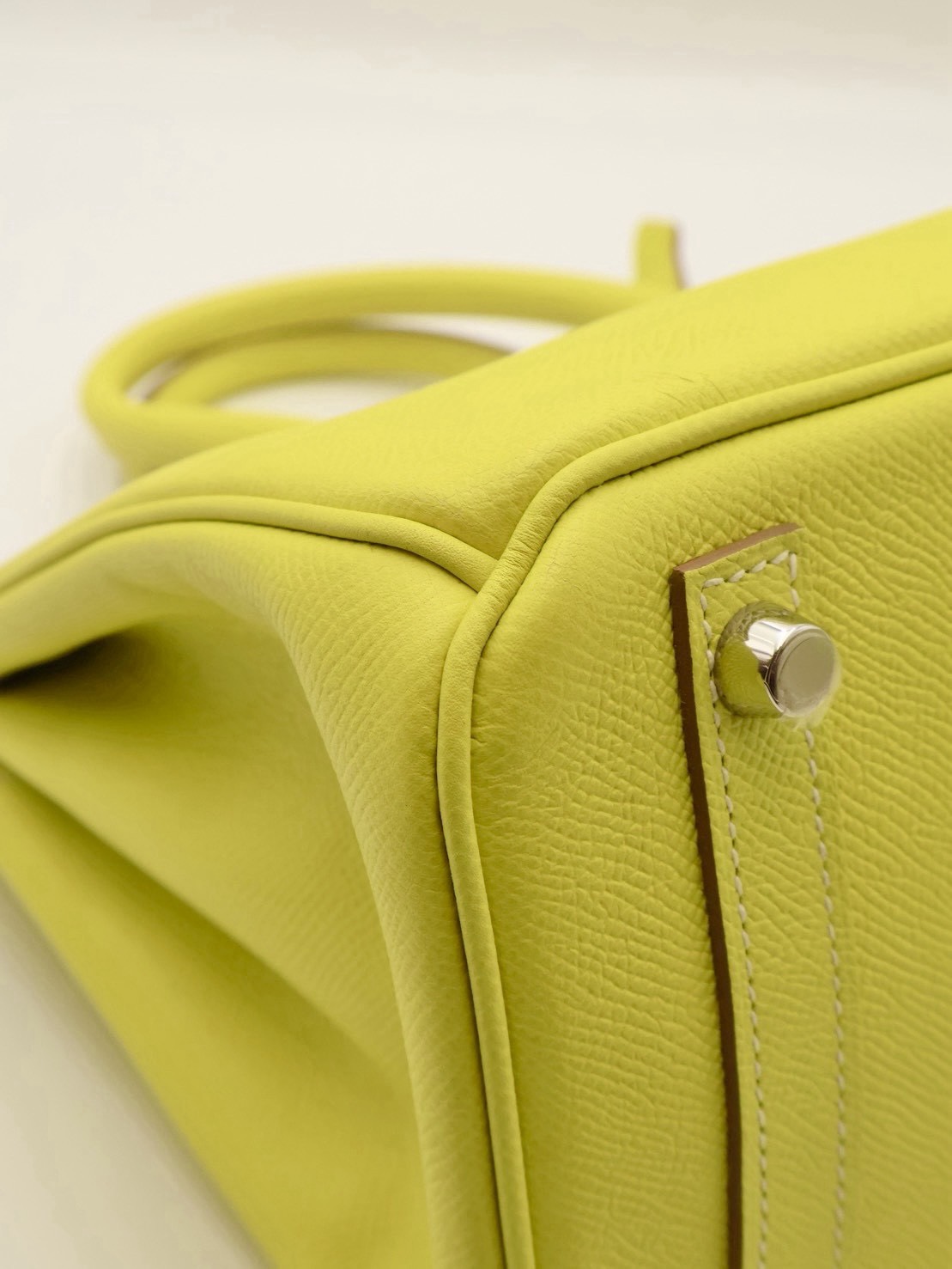 HERMES Birkin 30 - Lime 9R 檸檬黃銀 🄽