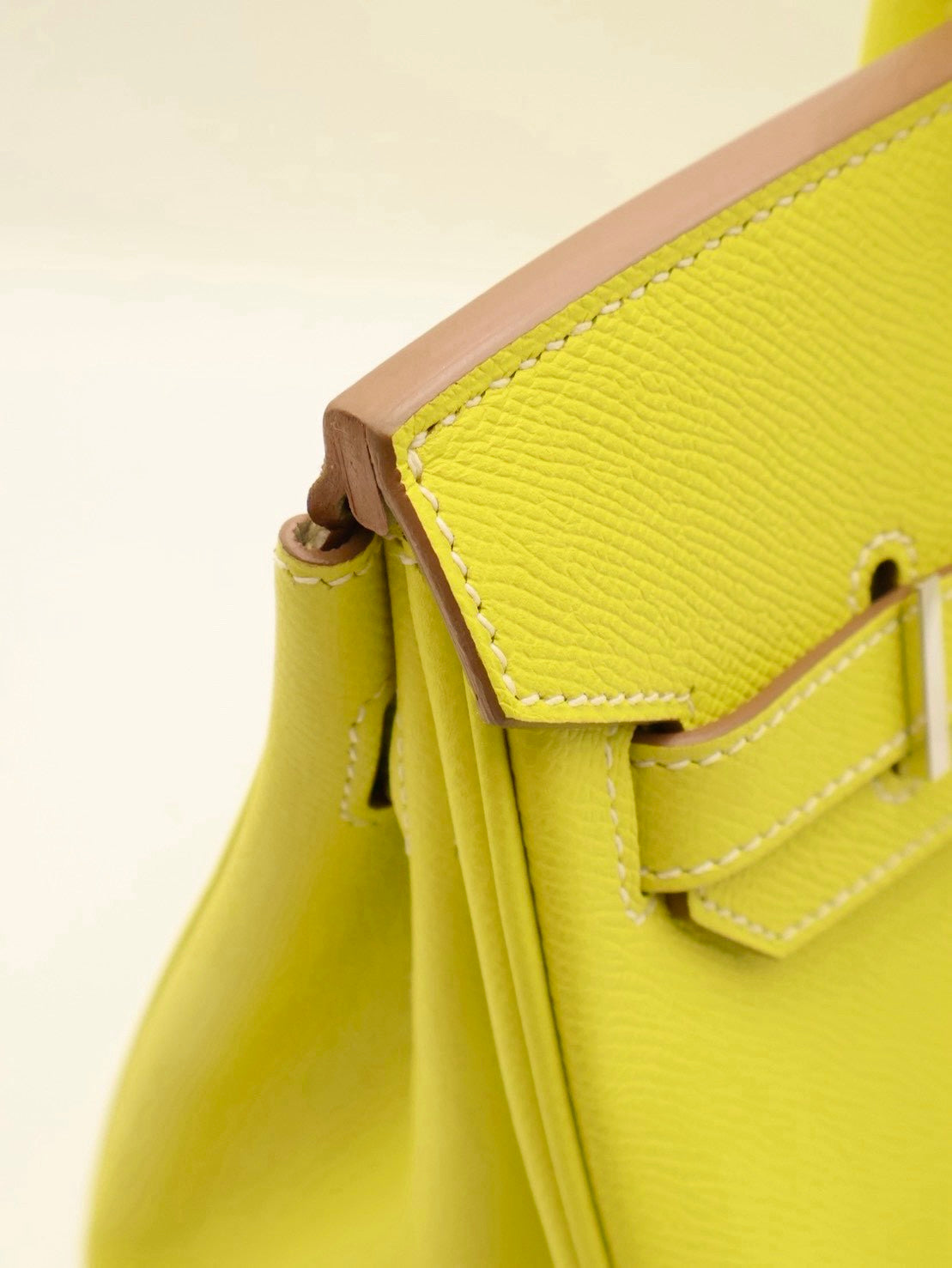 HERMES Birkin 30 - Lime 9R 檸檬黃銀 🄽