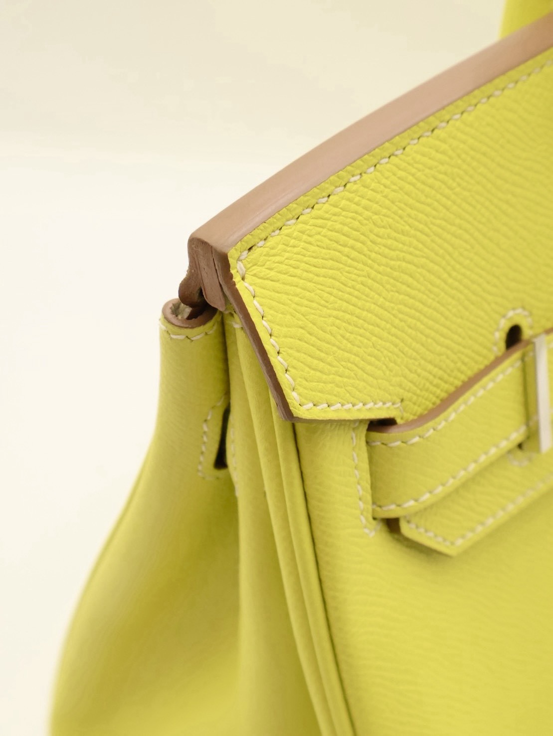 HERMES Birkin 30 - Lime 9R 檸檬黃銀 🄽