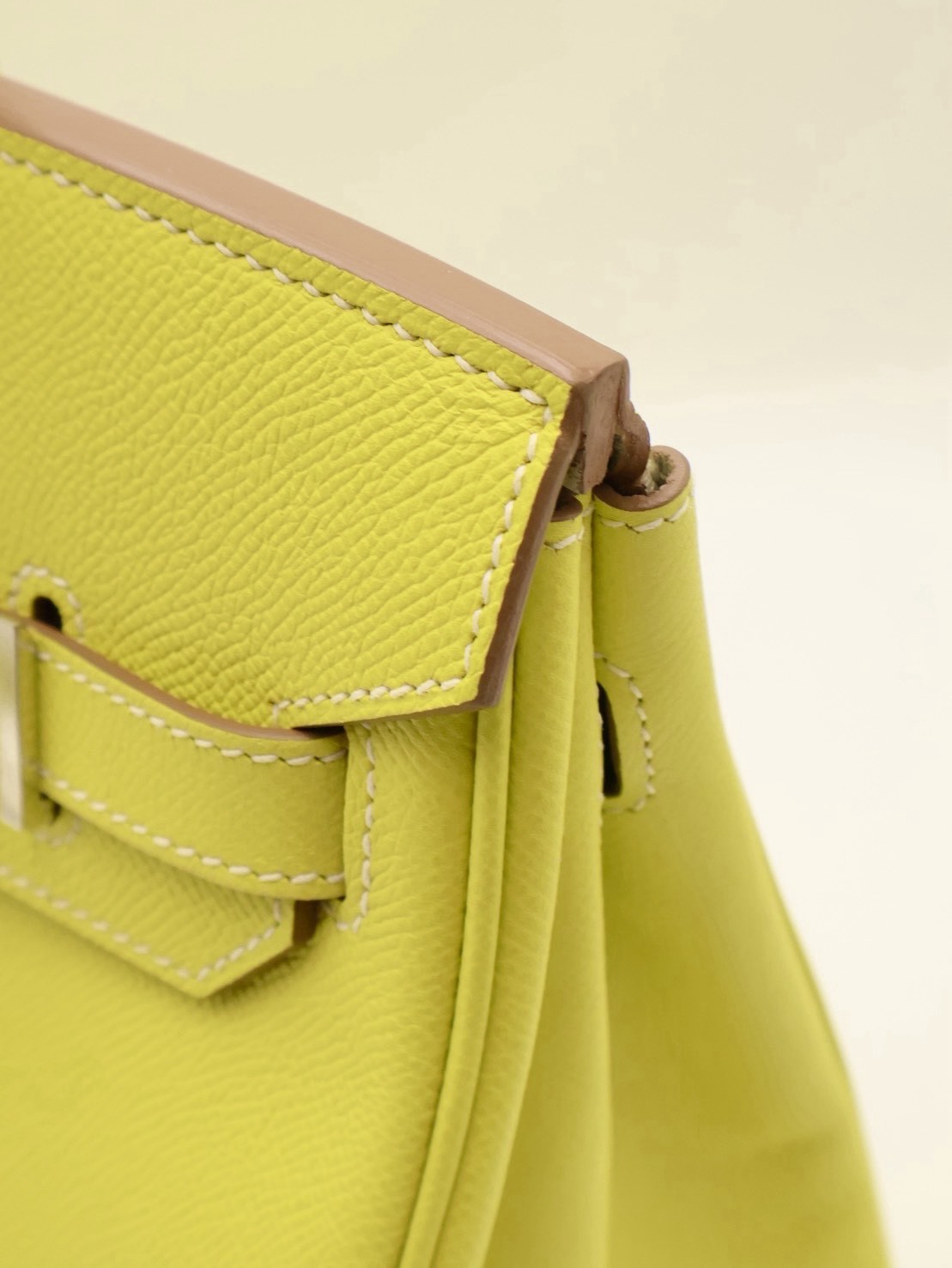 HERMES Birkin 30 - Lime 9R 檸檬黃銀 🄽