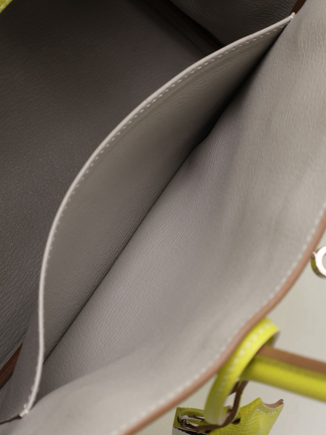 HERMES Birkin 30 - Lime 9R 檸檬黃銀 🄽