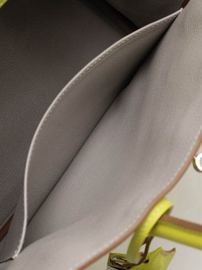 HERMES Birkin 30 - Lime 9R 檸檬黃銀 🄽