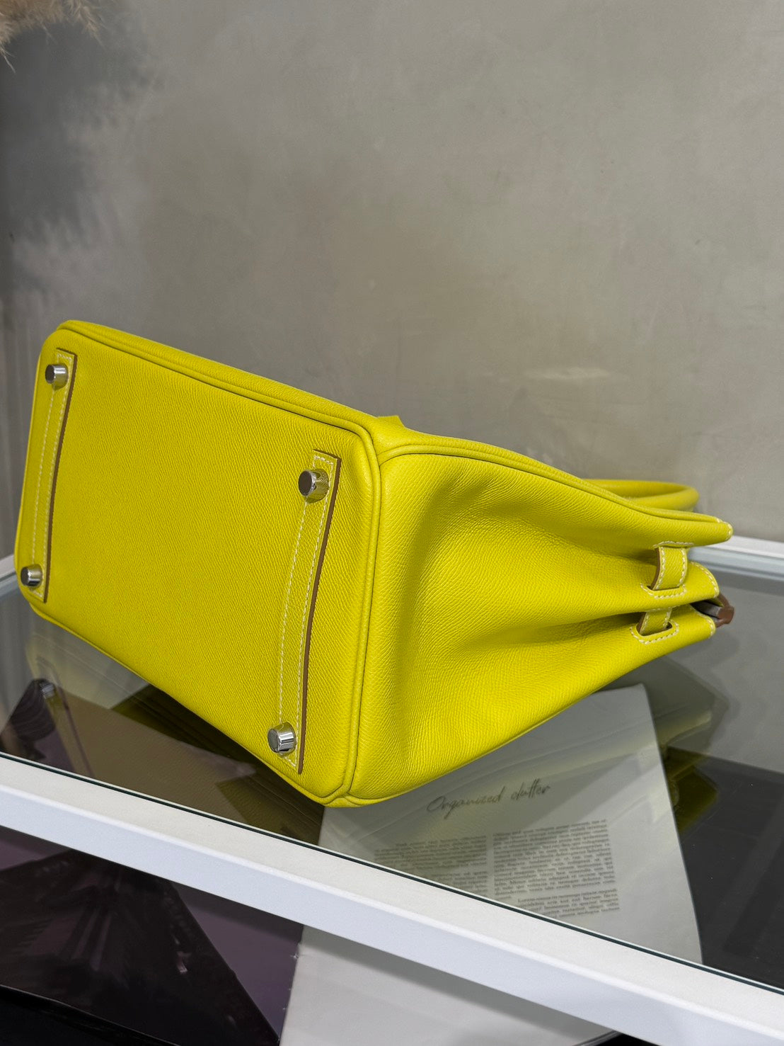 HERMES Birkin 30 - Lime 9R 檸檬黃銀 🄽