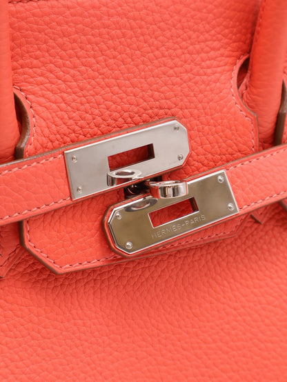 HERMES Birkin 30 - Rose Texas 0E 德克薩斯粉銀 🅁