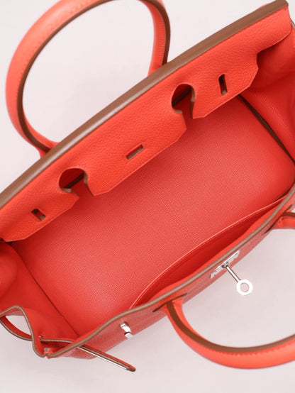 HERMES Birkin 30 - Rose Texas 0E 德克薩斯粉銀 🅁