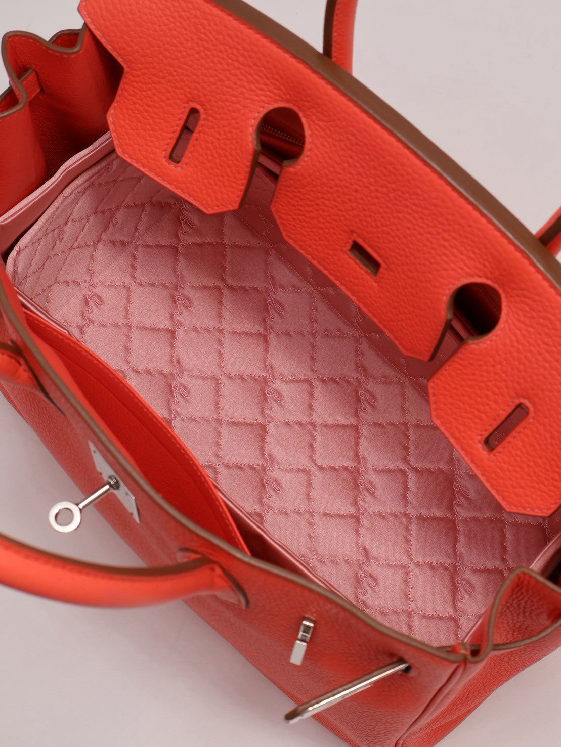 HERMES Birkin 30 - Rose Texas 0E 德克薩斯粉銀 🅁