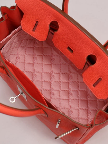 HERMES Birkin 30 - Rose Texas 0E 德克薩斯粉銀 🅁