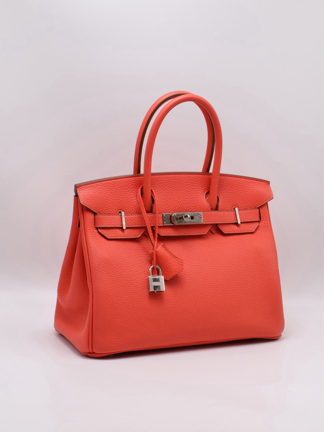 HERMES Birkin 30 - Rose Texas 0E 德克薩斯粉銀 🅁