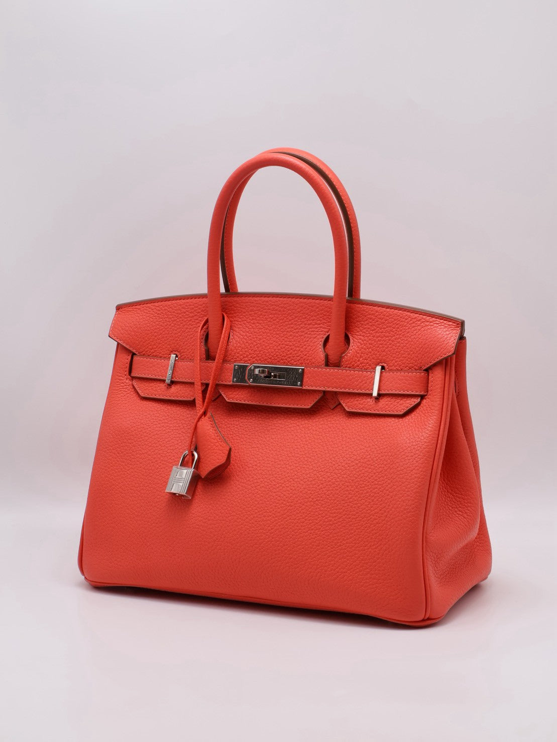 HERMES Birkin 30 - Rose Texas 0E 德克薩斯粉銀 🅁