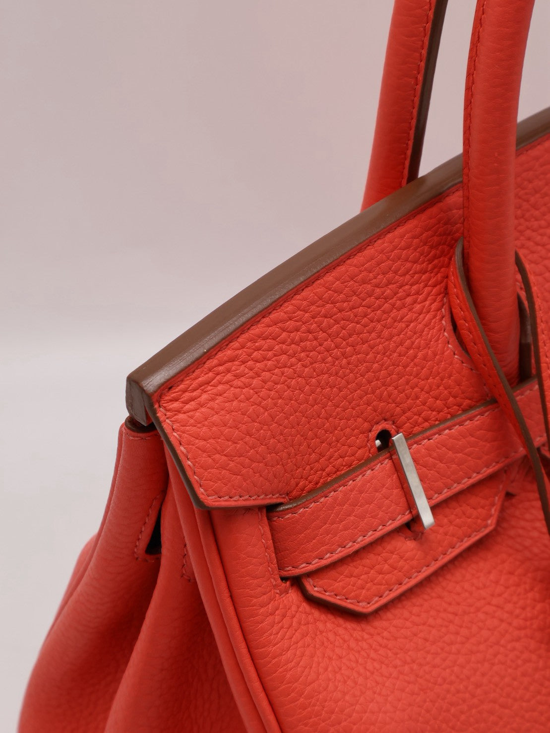 HERMES Birkin 30 - Rose Texas 0E 德克薩斯粉銀 🅁