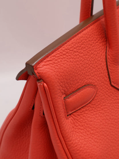 HERMES Birkin 30 - Rose Texas 0E 德克薩斯粉銀 🅁