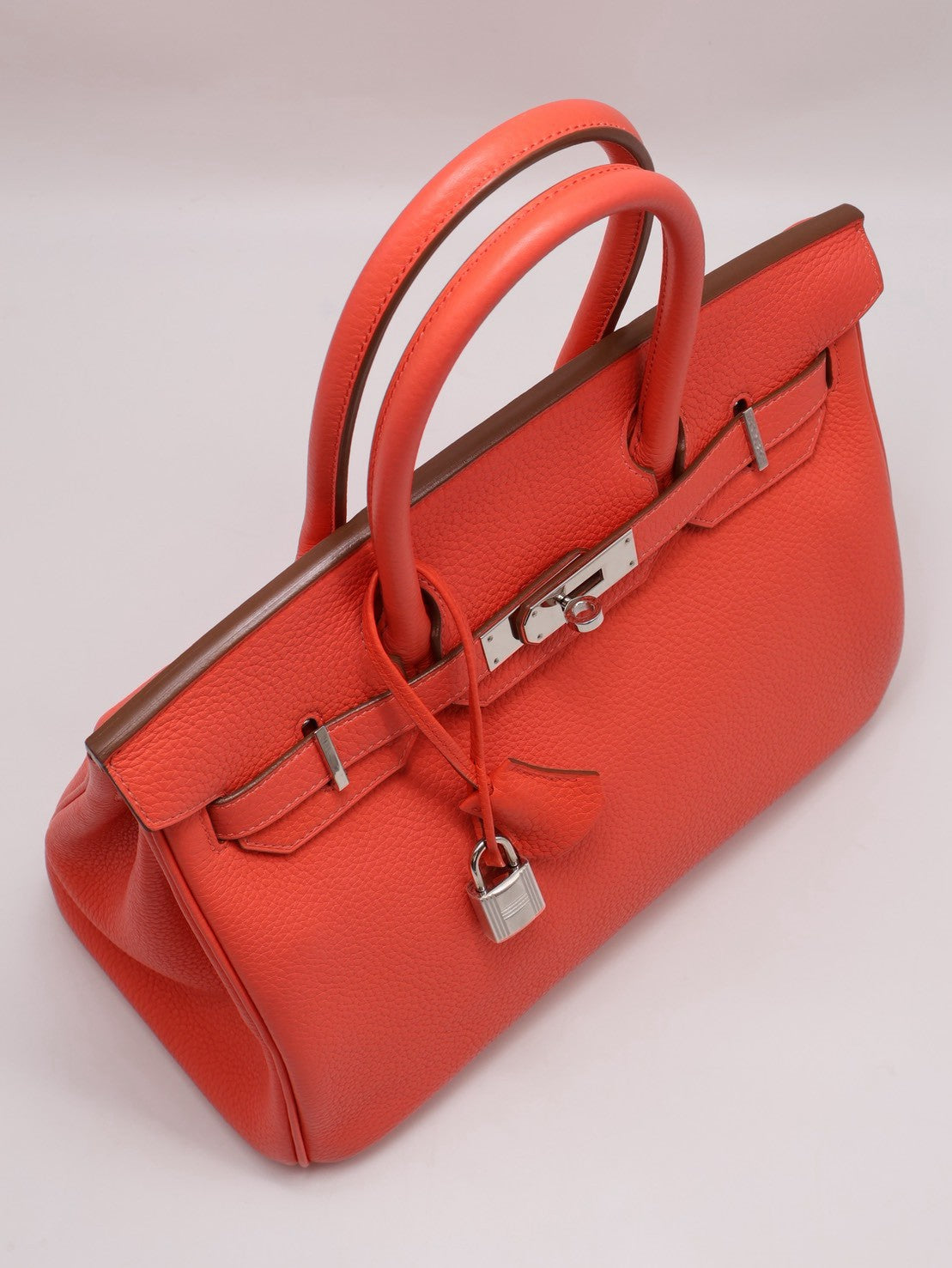 HERMES Birkin 30 - Rose Texas 0E 德克薩斯粉銀 🅁
