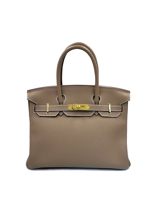 HERMES BirKin 30 - 大象灰金