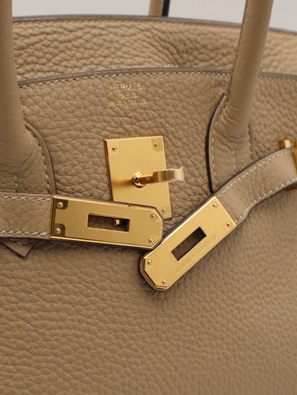 HERMES Birkin 30 - 風衣灰金 Z