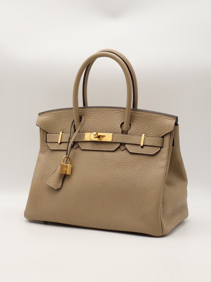 HERMES Birkin 30 - 風衣灰金 Z
