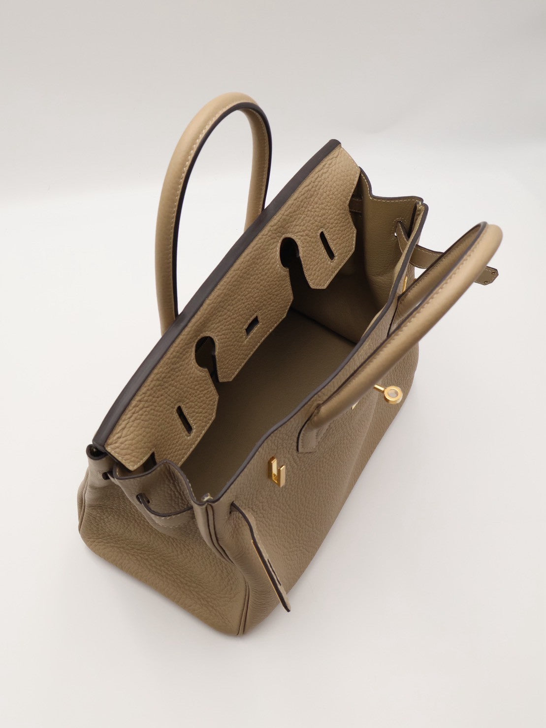 HERMES Birkin 30 - 風衣灰金 Z