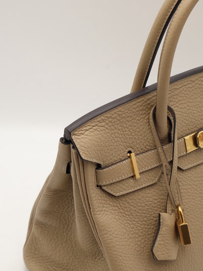 HERMES Birkin 30 - 風衣灰金 Z