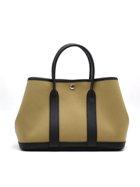 HERMES Garden party 30 - 帆布塵埃拚黑