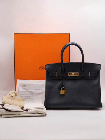 HERMES Birkin 30 - 綻藍金 A