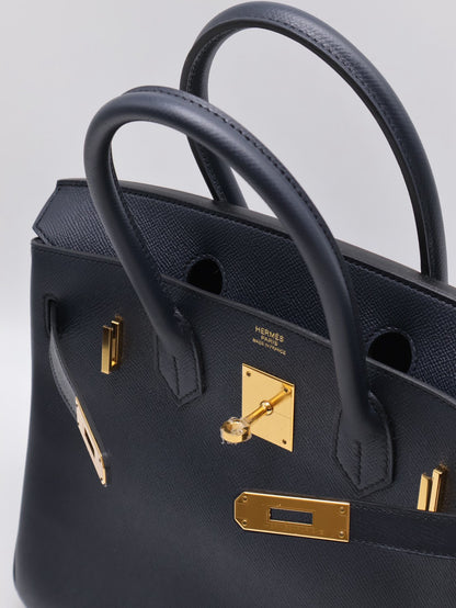 HERMES Birkin 30 - 綻藍金 A