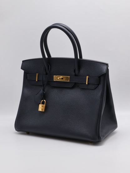 HERMES Birkin 30 - 綻藍金 A