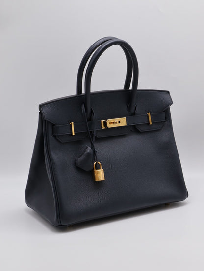 HERMES Birkin 30 - 綻藍金 A