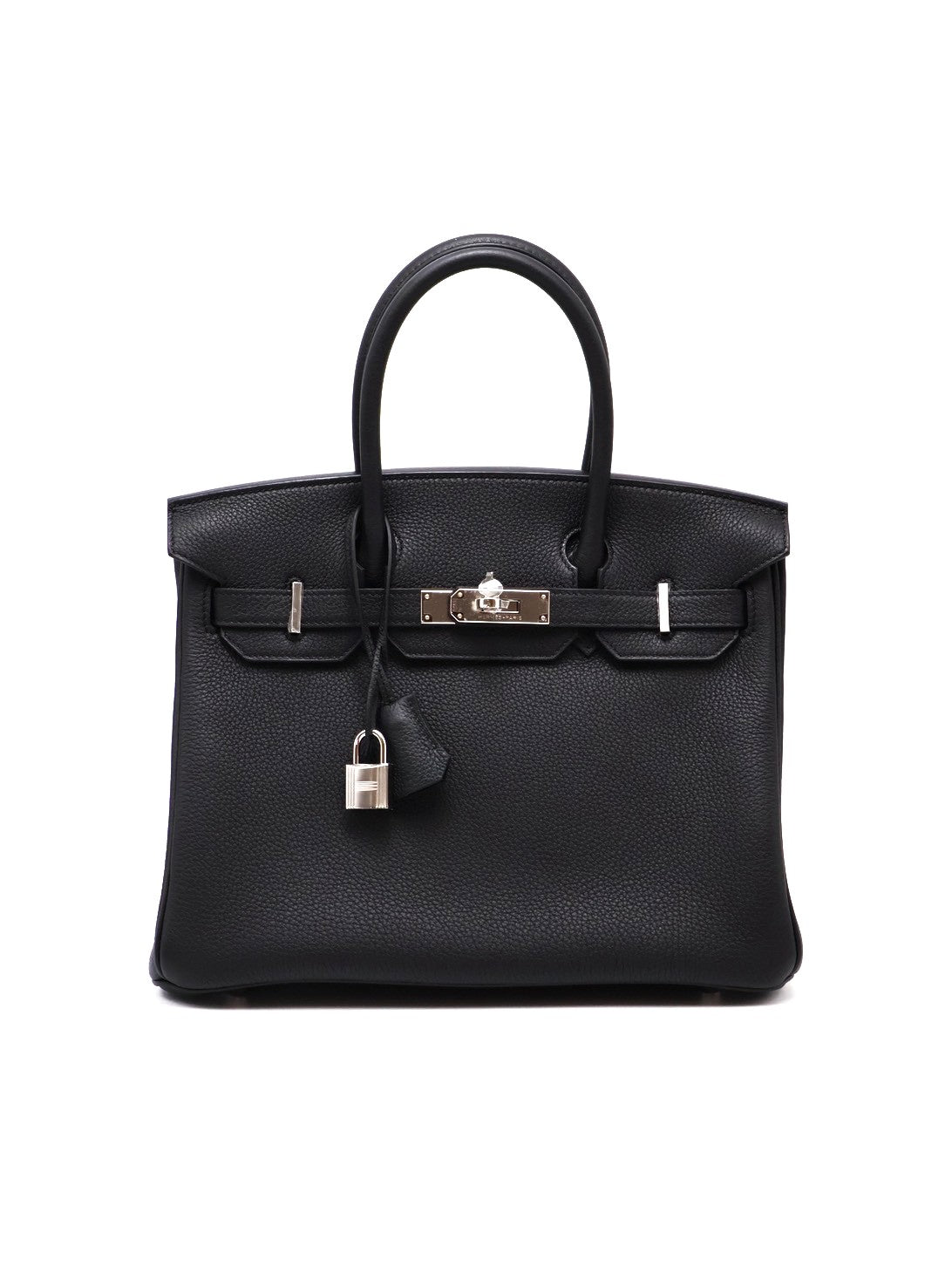 HERMES Birkin 30 - Noir 89 黑銀 G