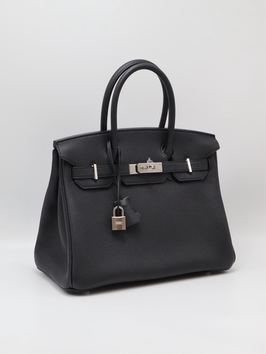 HERMES Birkin 30 - Noir 89 黑銀 G