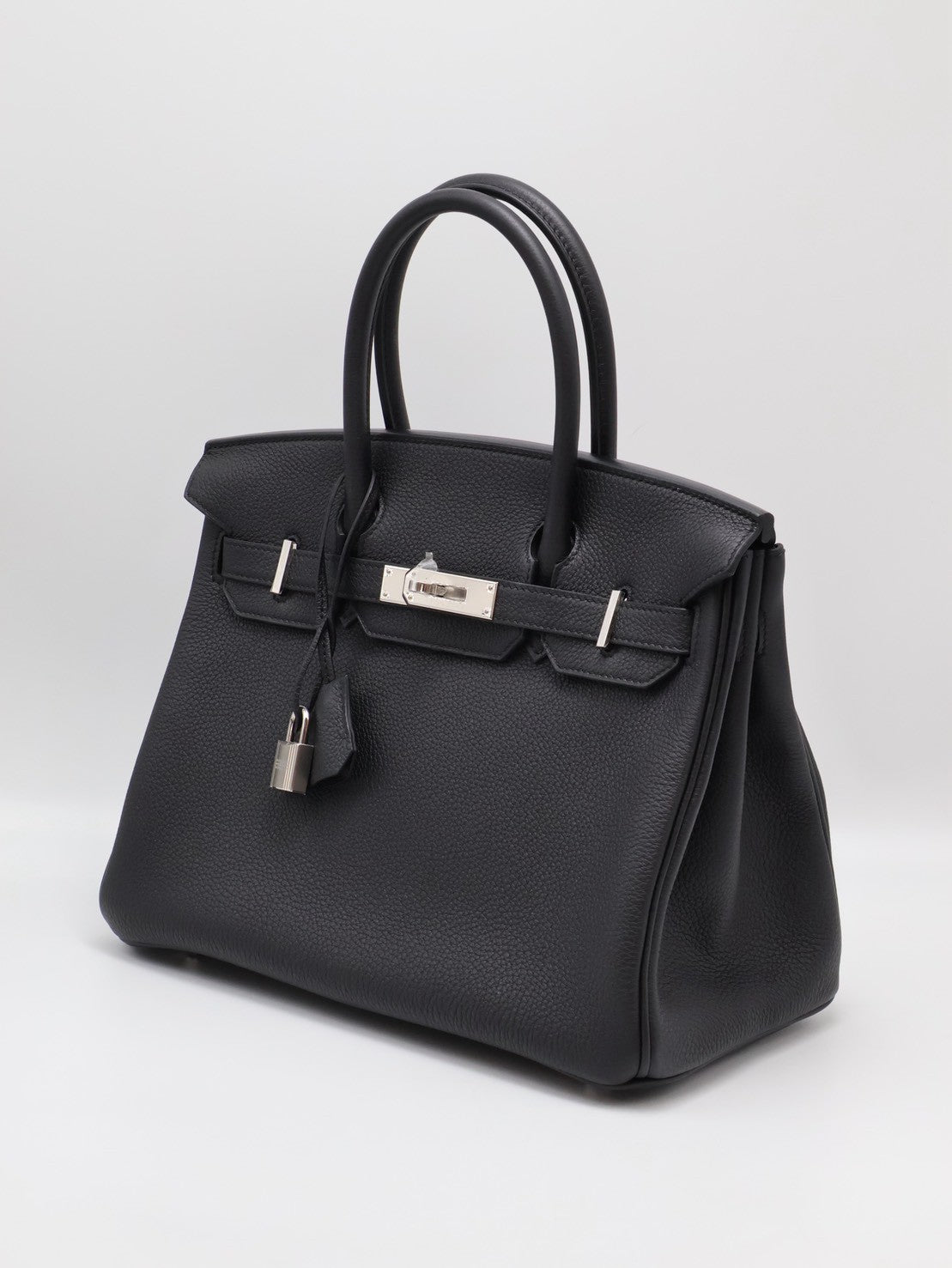 HERMES Birkin 30 - Noir 89 黑銀 G
