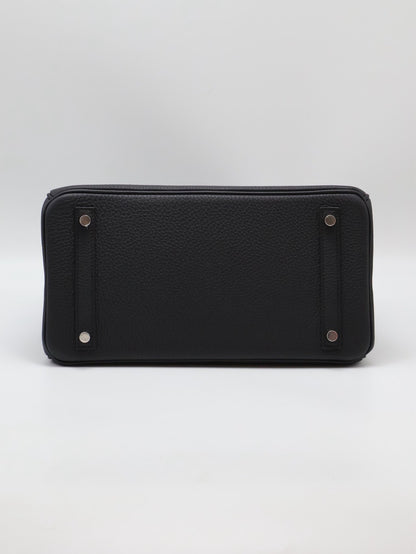 HERMES Birkin 30 - Noir 89 黑銀 G