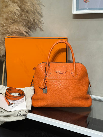 HERMES Bolide 31 - Orange 93 愛馬仕橘銀 T