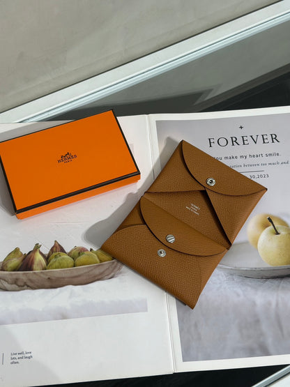 HERMES Calvi Duo - Gold 37 金棕 K
