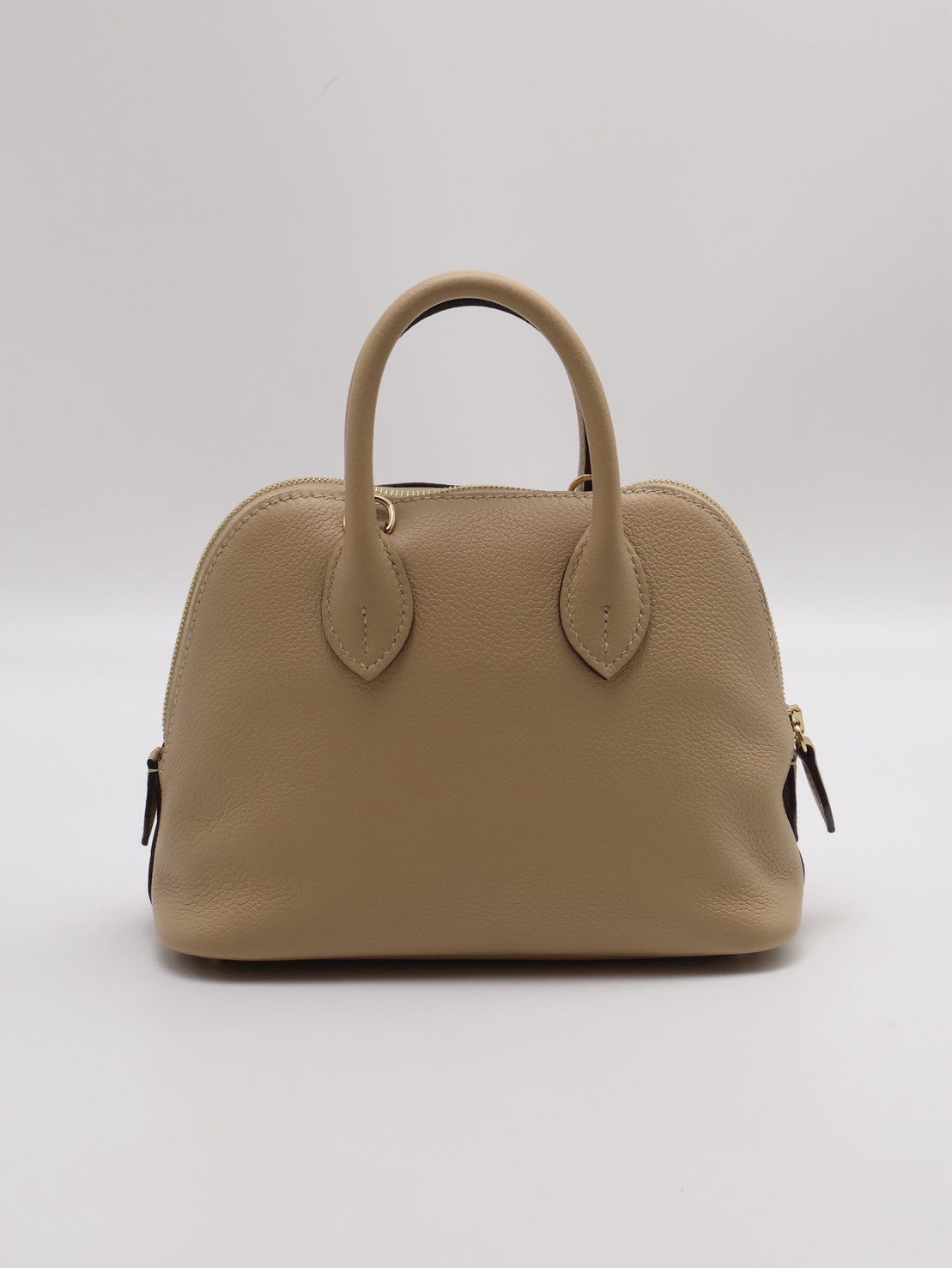 HERMES Mini bolide - 風衣灰香檳金