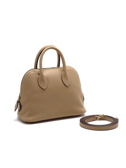 HERMES Mini bolide - 風衣灰香檳金