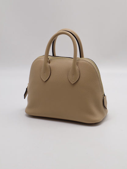 HERMES Mini bolide - 風衣灰香檳金