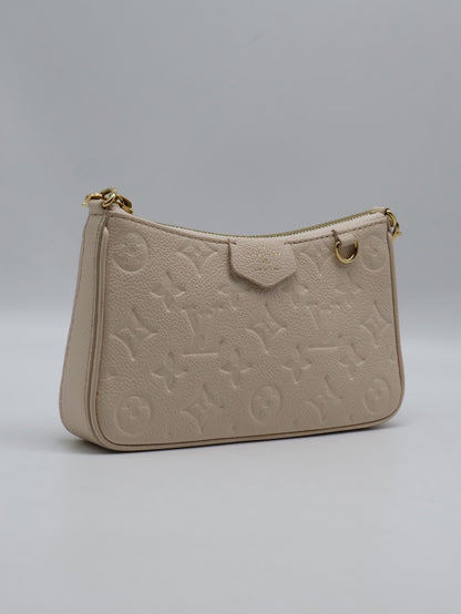 LOUIS VUITTON Easy Pouch On Strap - 米白