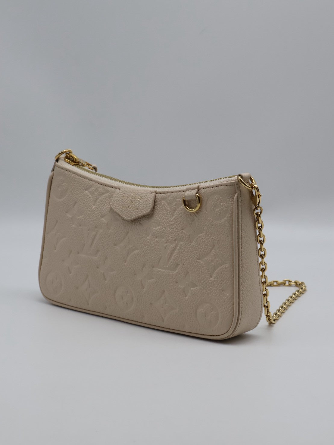 LOUIS VUITTON Easy Pouch On Strap - 米白