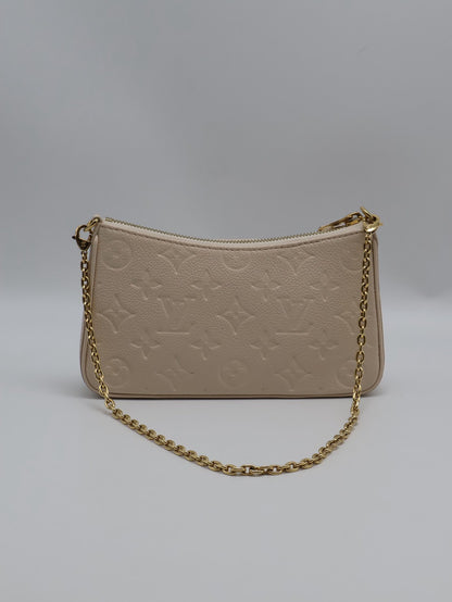 LOUIS VUITTON Easy Pouch On Strap - 米白