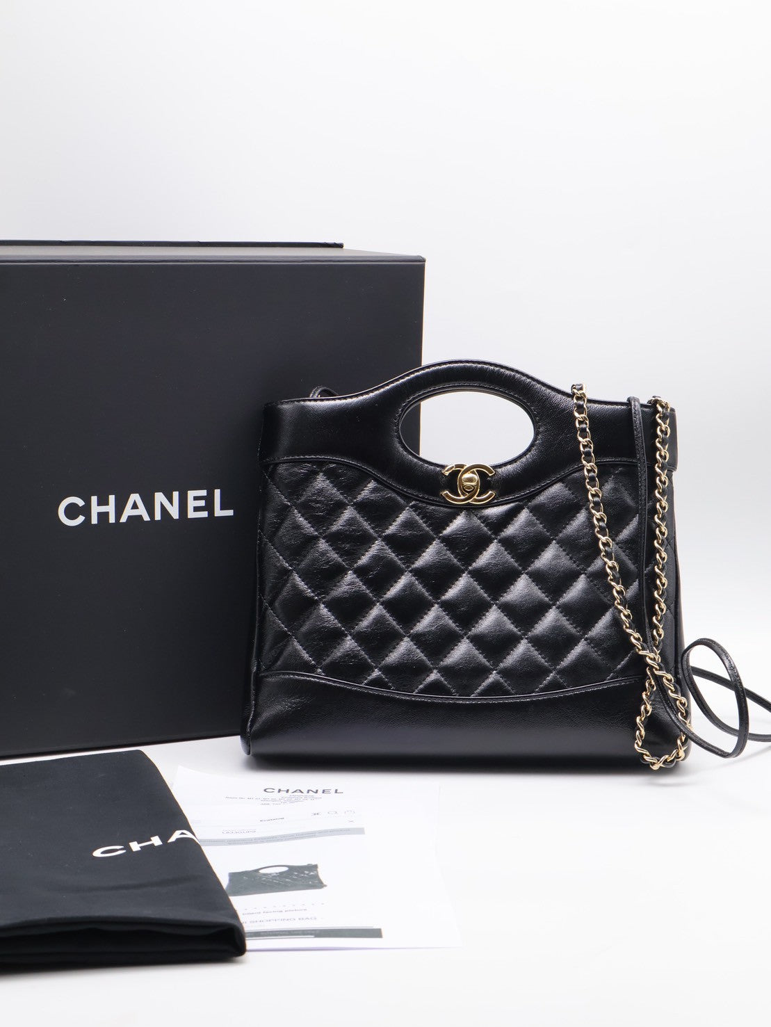 CHANEL 31 mini Bag - 黑金