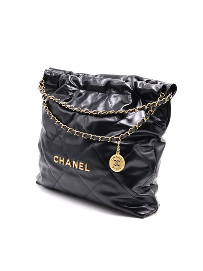 CHANEL 22 Bag - 中號黑金