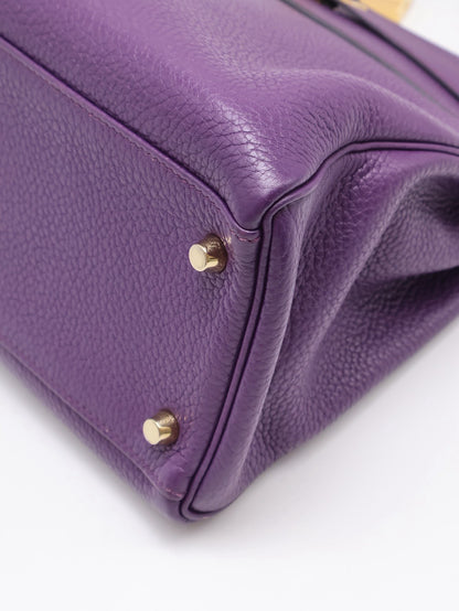 HERMES Kelly 32 - Ultraviolet 5L 極度紫金 🄿