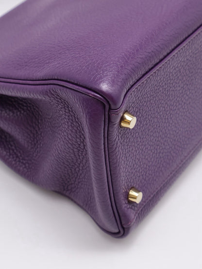 HERMES Kelly 32 - Ultraviolet 5L 極度紫金 🄿