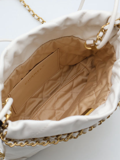 CHANEL 22 Mini Bag - 白金