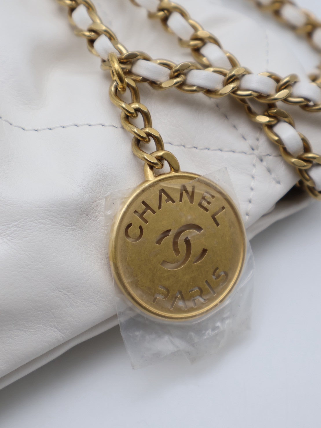 CHANEL 22 Mini Bag - 白金
