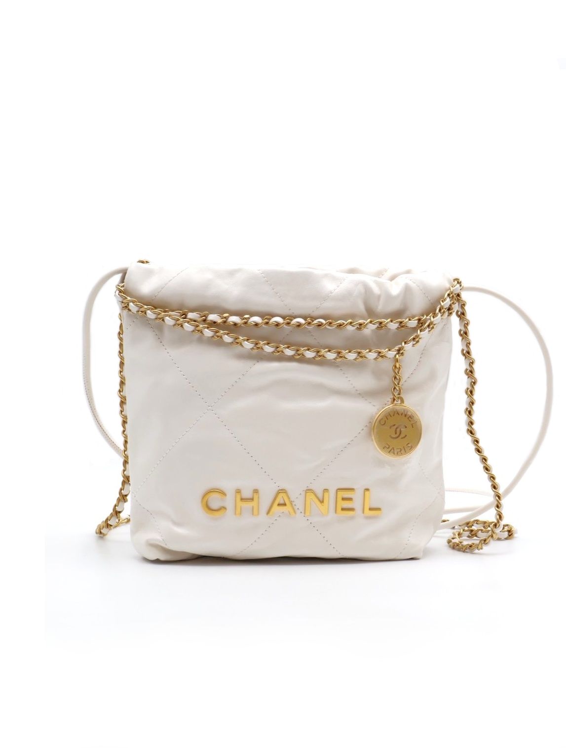 CHANEL 22 Mini Bag - 白金