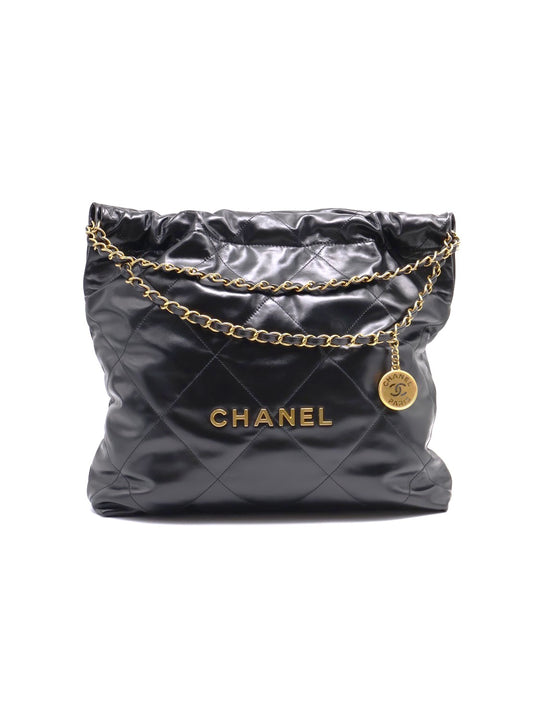 CHANEL 22 Bag - 中號黑金