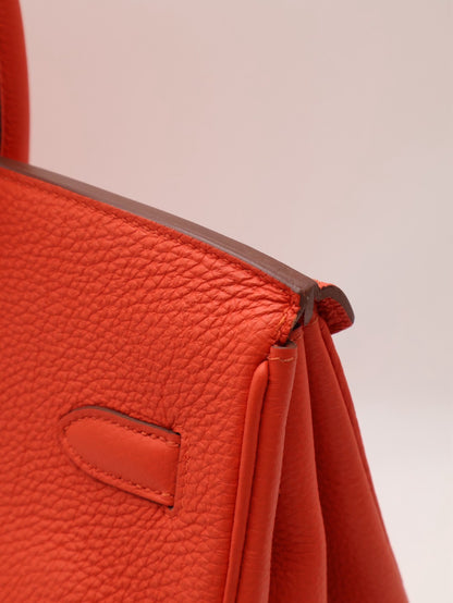 HERMES Birkin 35 - Rouge Tomate S5 番茄紅金 🅀