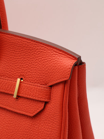 HERMES Birkin 35 - Rouge Tomate S5 番茄紅金 🅀