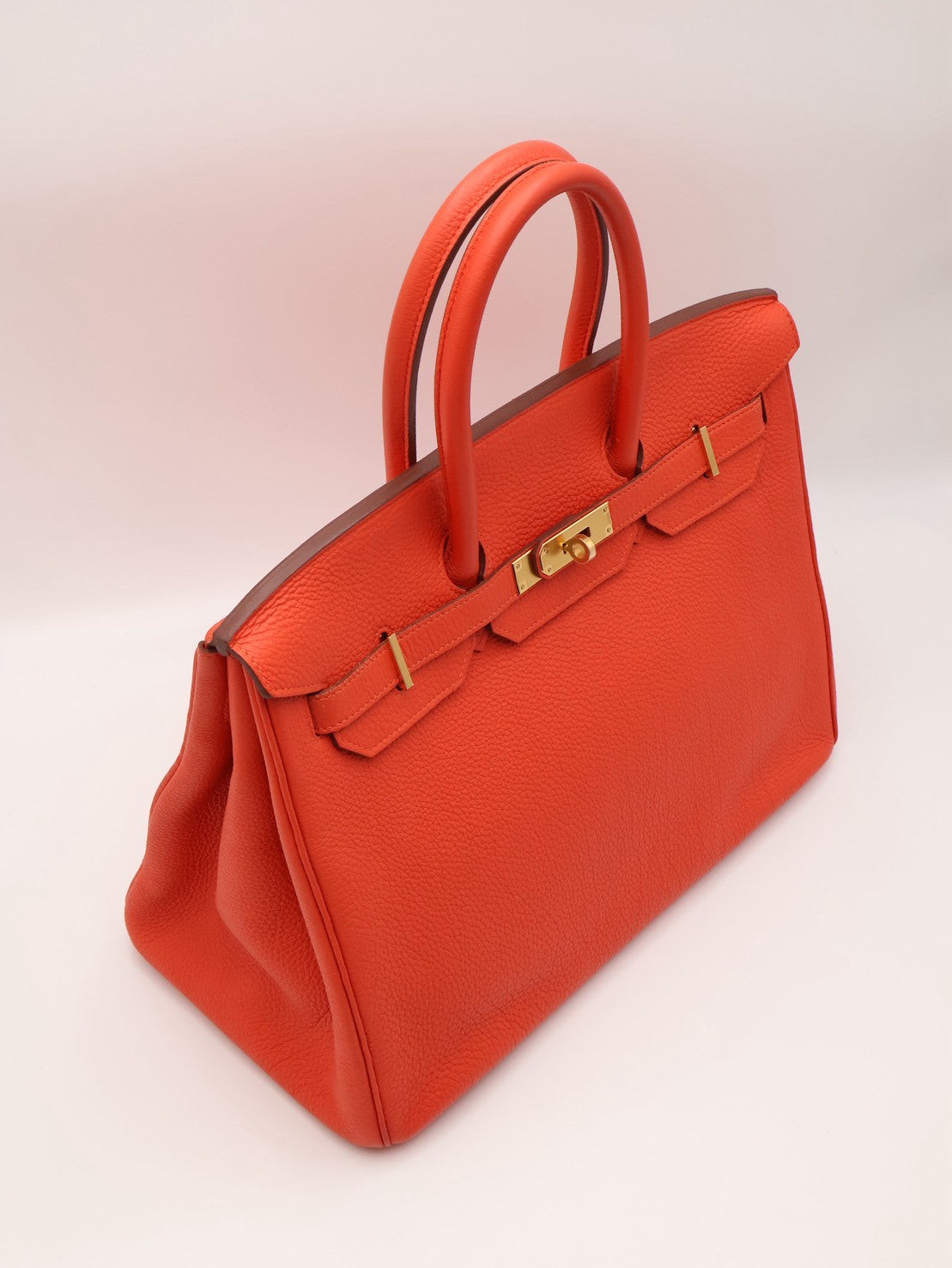 HERMES Birkin 35 - Rouge Tomate S5 番茄紅金 🅀