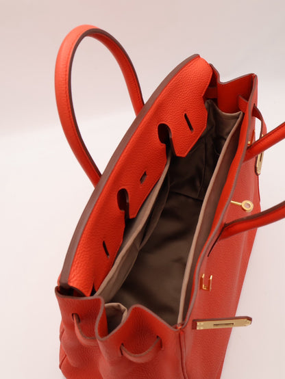 HERMES Birkin 35 - Rouge Tomate S5 番茄紅金 🅀
